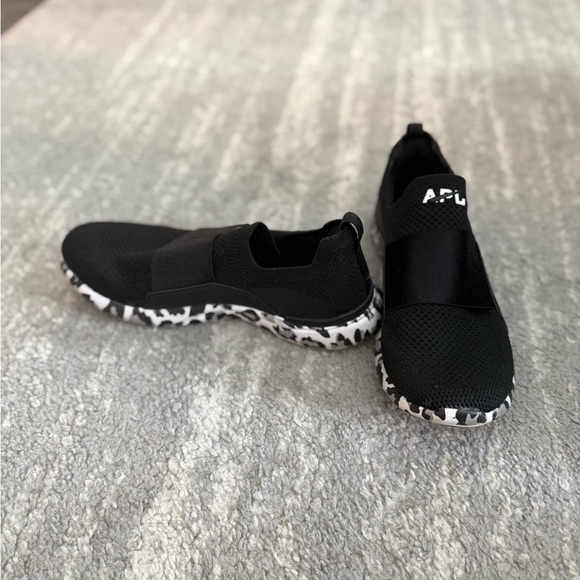 APL Black and White Slip-On Sneakers - Picture 2 of 2